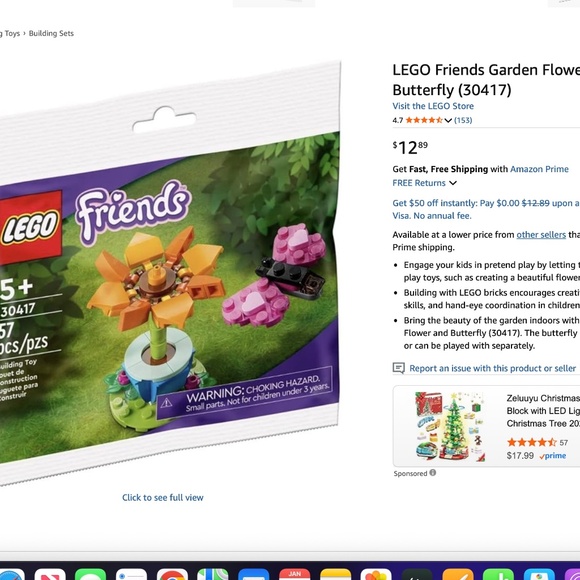 Lego Friends- set # 30417- Garden Flower and Butterfly- New - Picture 5 of 5